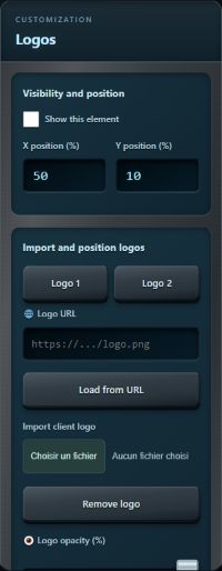 Application settings · logo